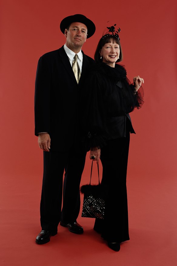 Barro and her husband, Peter, in 1999. 