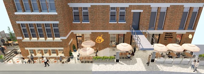 A render of the new site.