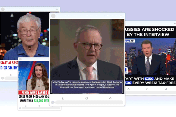 Andrew Forrest is not the only famous Australian used by fraudsters in their scam ads.