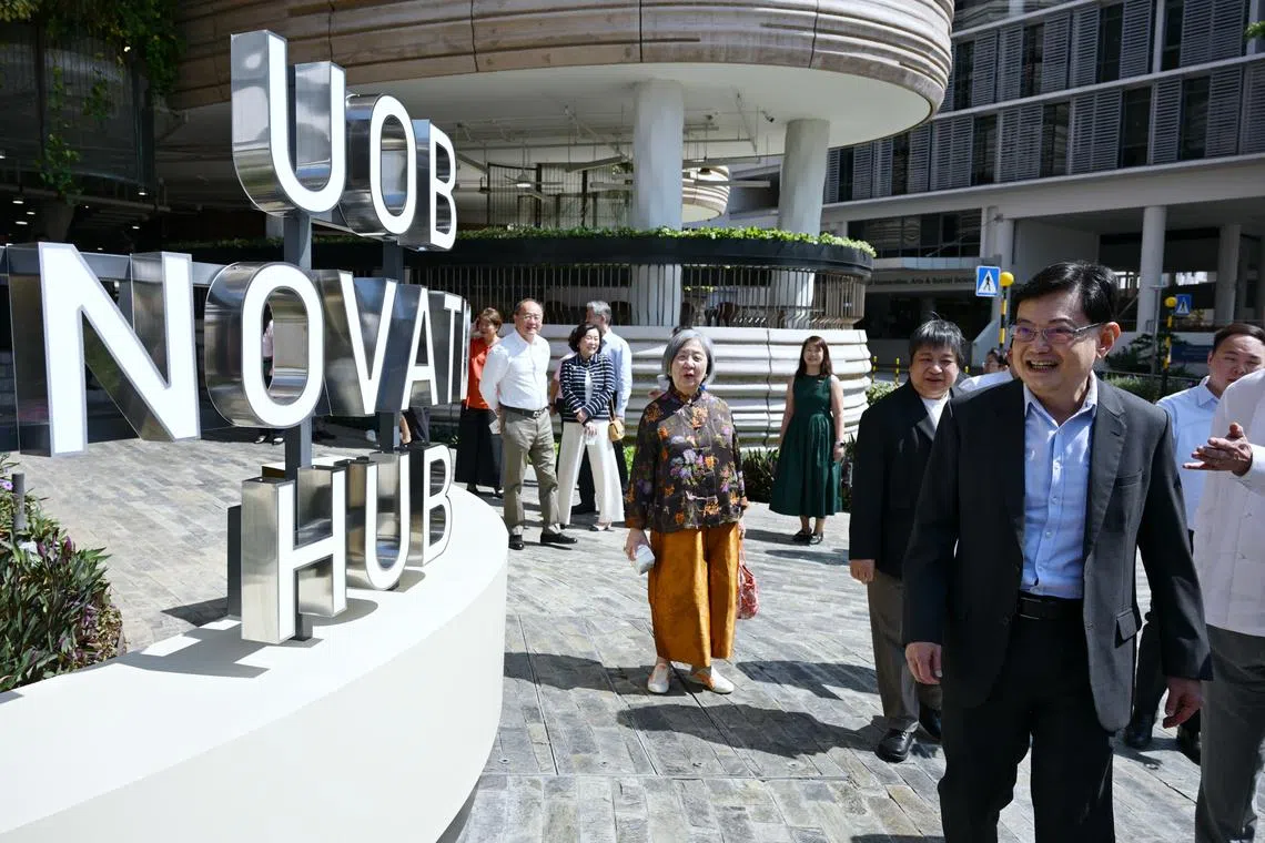 NTU Singapore and UOB launch UOB Innovation Hub to spark 90 start-ups in five years. Detailed cap to come.