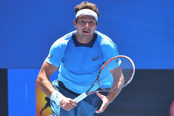 Marinko Matosevic in 2016, towards the end of his playing career as a tennis pro.