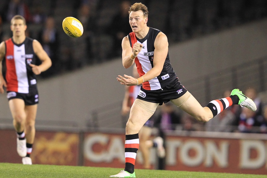 Goddard handballs on 200th game
