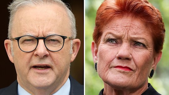 The prime minister has attacked Pauline Hanson for her “disgraceful” comments.