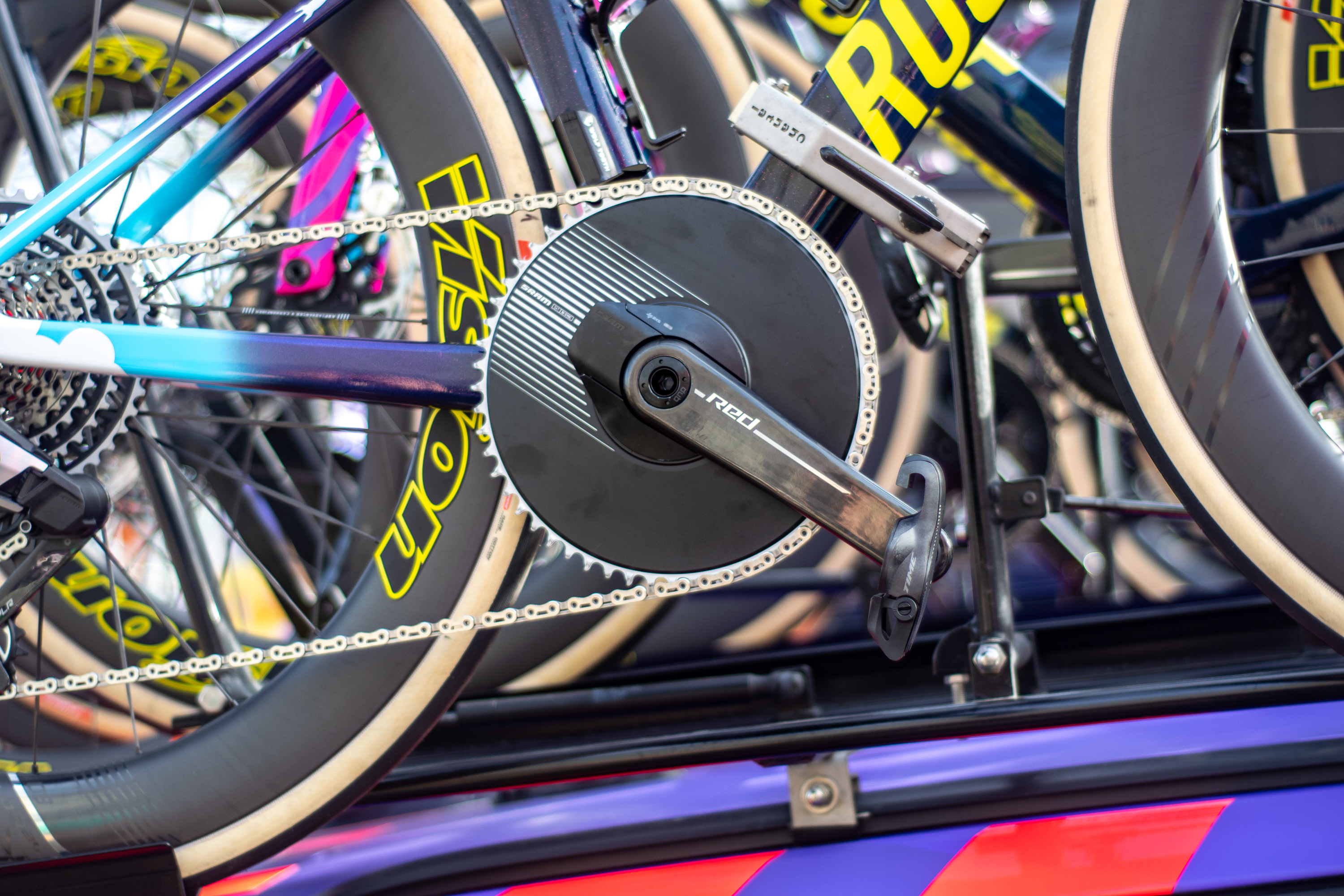 A closer look at the solid 1x chainring