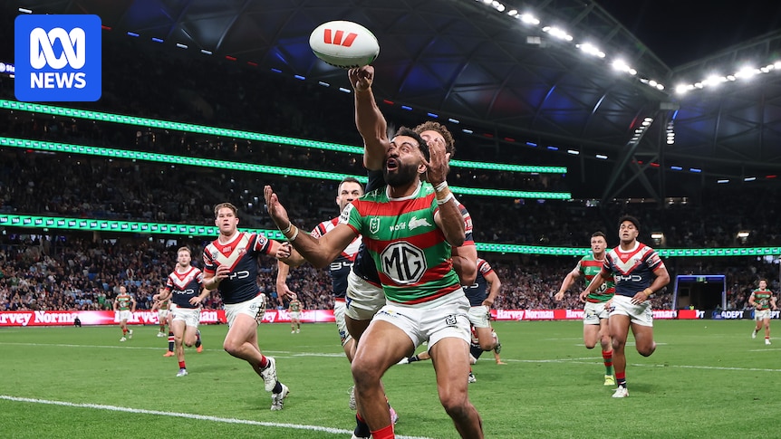 NRL live: Rabbitohs' Alex Johnston goes for tries record against Roosters, Warriors face Canberra Raiders
