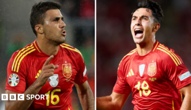 Split picture of Rodri and Zubimendi