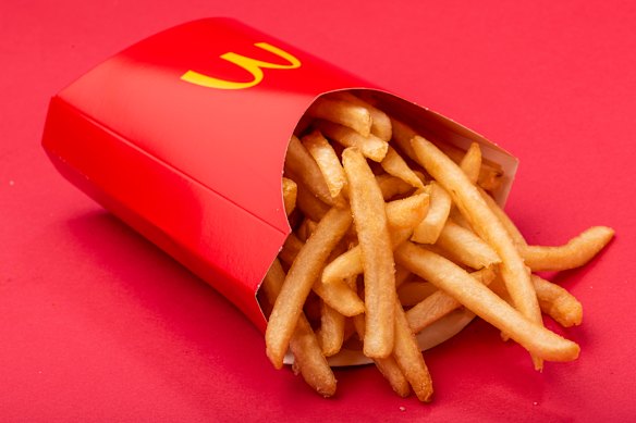 McDonald's signature fries.