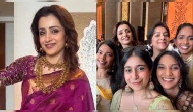 Trisha Krishnan Poses With Parthiban's Daughter Days After Actor's Jibe At Her Over Vijay Divorce