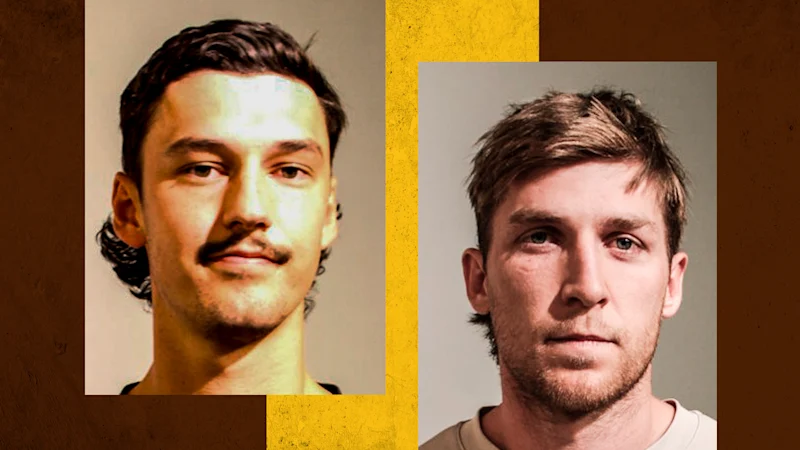 Mugshots of Hawks arrested in scissor-lift silliness released by US police - The Age