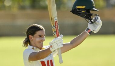 Sutherland tons up, Perry’s history as Australia on verge of victory