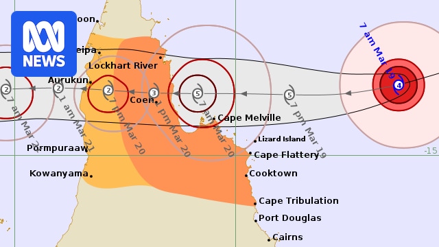 Tropical Cyclone Narelle could intensify into category five system before making landfall