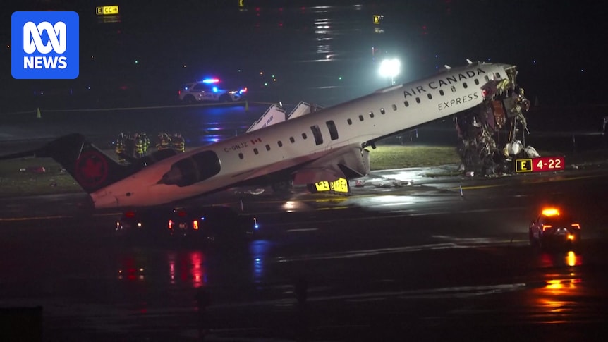 Two dead after Air Canada jet collides with fire truck at New York's LaGuardia Airport