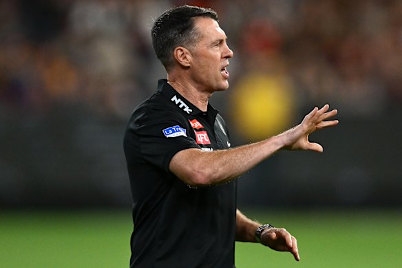 Star talent: Collingwood coach Craig McRae has reminded the football world that Nick Daicos is well paid.