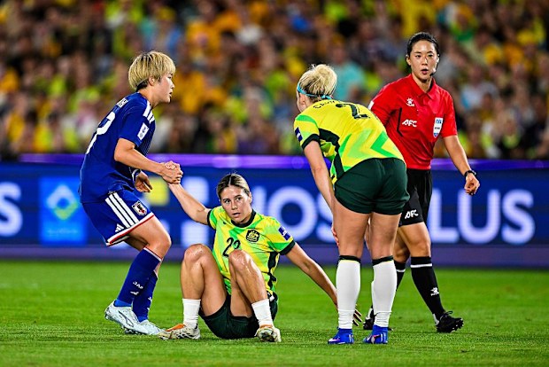 Kyra Cooney-Cross at Stadium Australia.