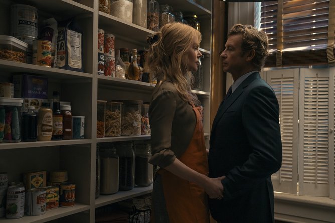 Kay Scarpetta (Nicole Kidman) and Benton Wesley (Simon Baker) in SCARPETTA SEASON 1.