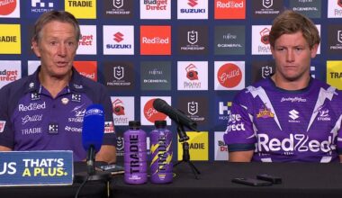Craig Bellamy press conference, Harry Grant, Melbourne Storm vs Parramatta Eels, Round 1
