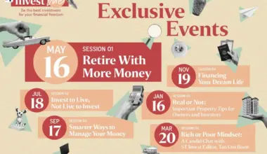 Subscribers will get exclusive access to face-to-face sessions with the ST Invest Team to get useful financial tips first-hand from the speakers and invited panellists.