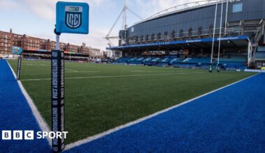 A view of Cardiff Arms Park