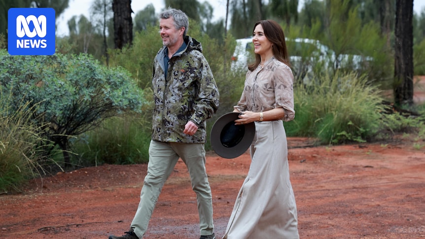 Denmark's Queen Mary and King Frederik X visit Uluru on Australia tour