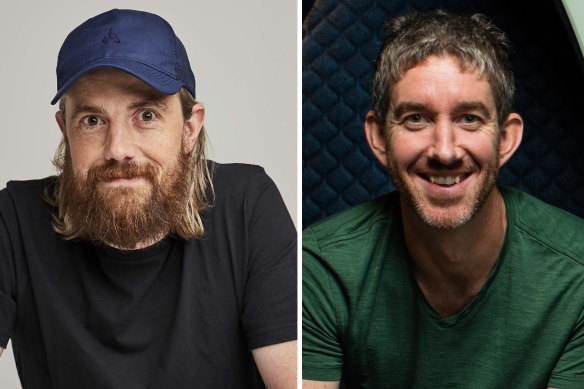 Atlassian co-founders Mike Cannon-Brookes and Scott Farquhar.