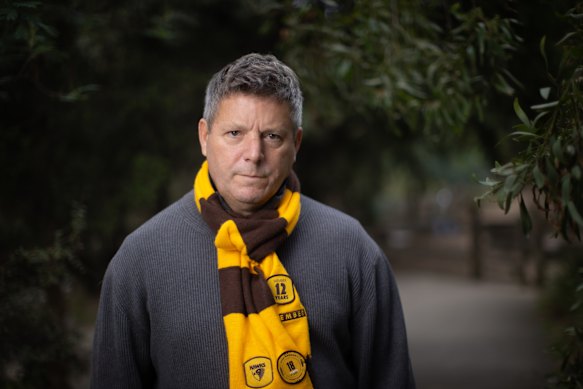 Footy fan Rodney Tingel could be the Hawk in the coal mine of ‘footyflation’. 