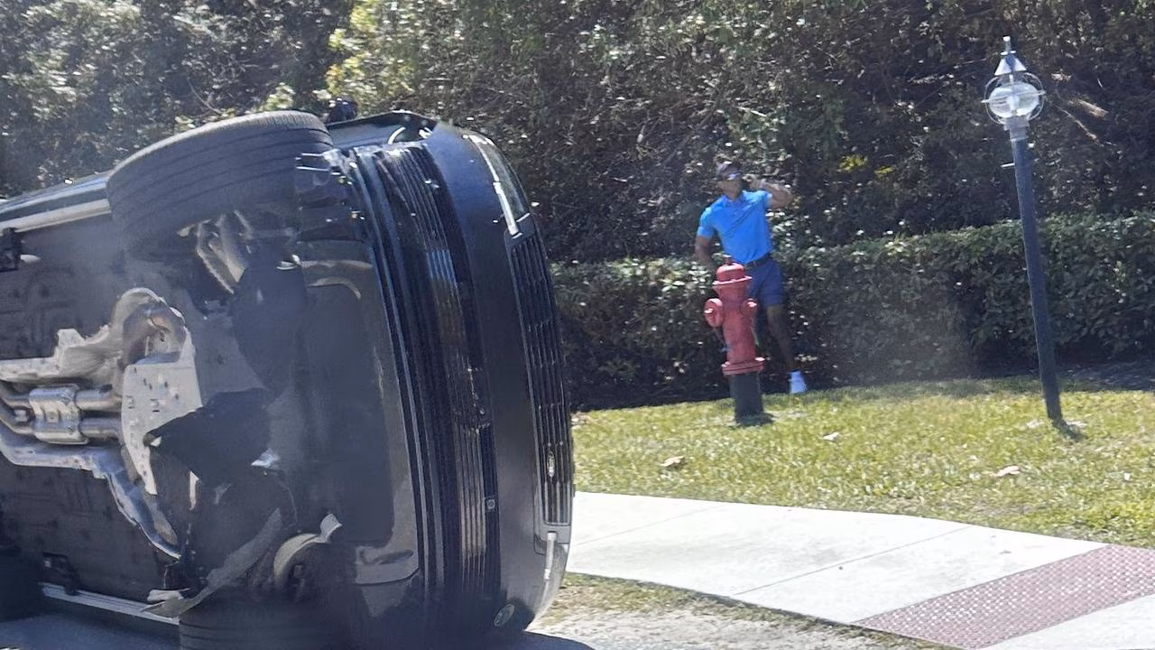 Tiger Woods arrested after crash; Donald Trump feels badly