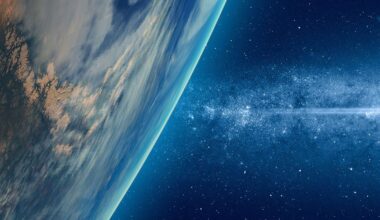 Image of Earth in space