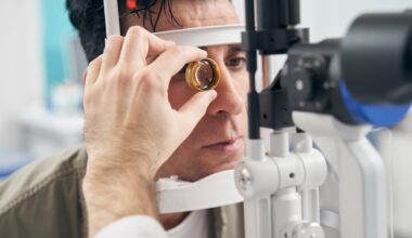 The slit lamp is a device during eye screening. Image: Svitlana/stock.adobe.com.