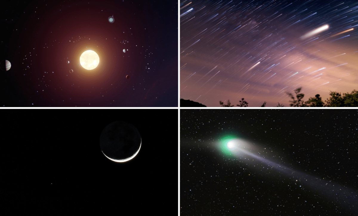 April 2026 Night Sky Will Dazzle With Rare Planet Alignments And Meteor Showers