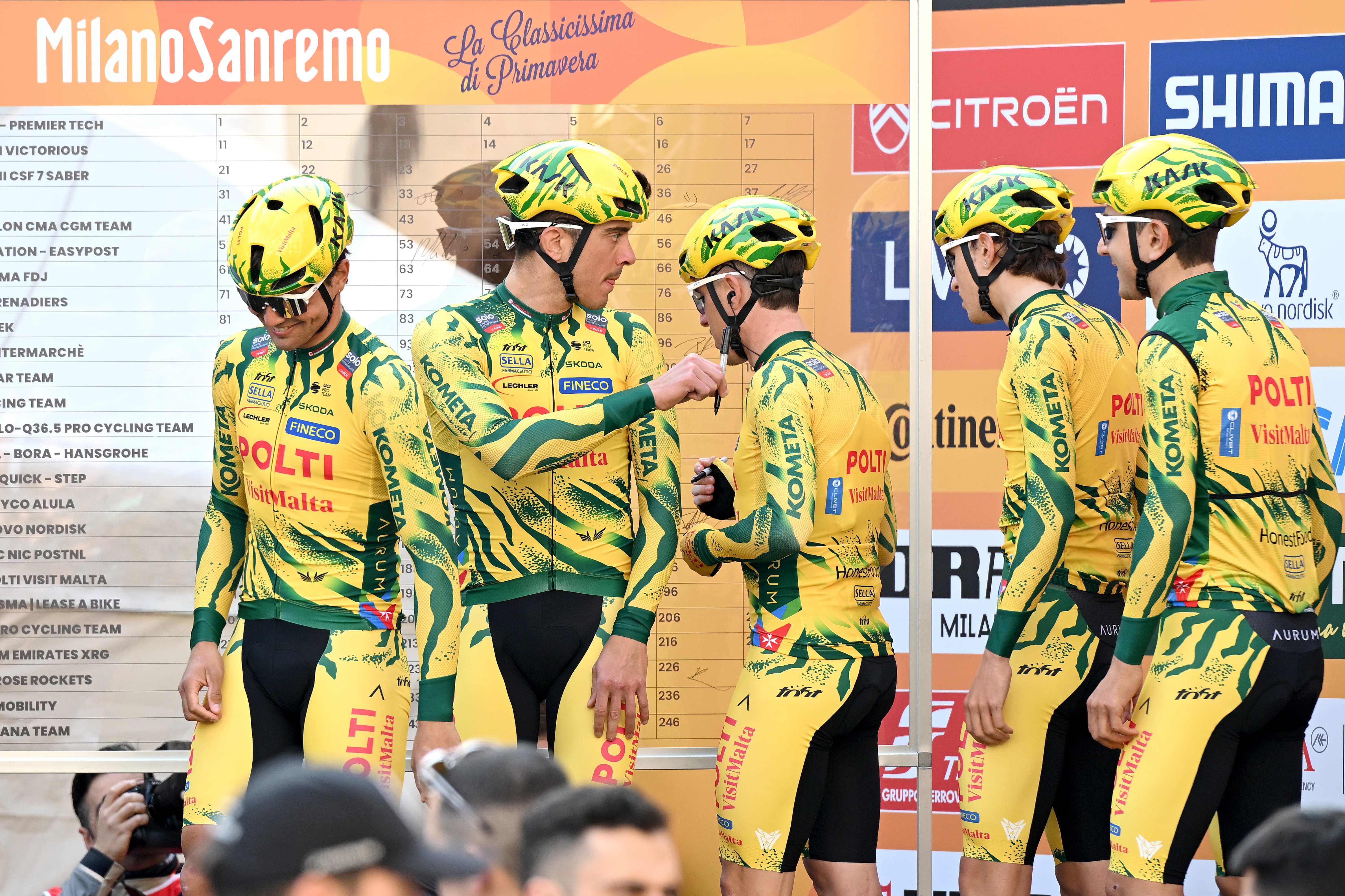 Polti-Visit Malta show off new special kit for Milan-San Remo 2026