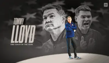 Arizona's Tommy Lloyd is Sporting News College Basketball Coach of the Year image