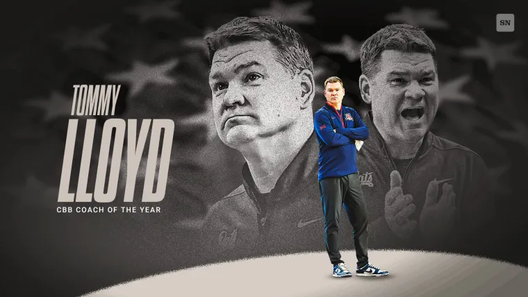 Arizona's Tommy Lloyd is Sporting News College Basketball Coach of the Year image