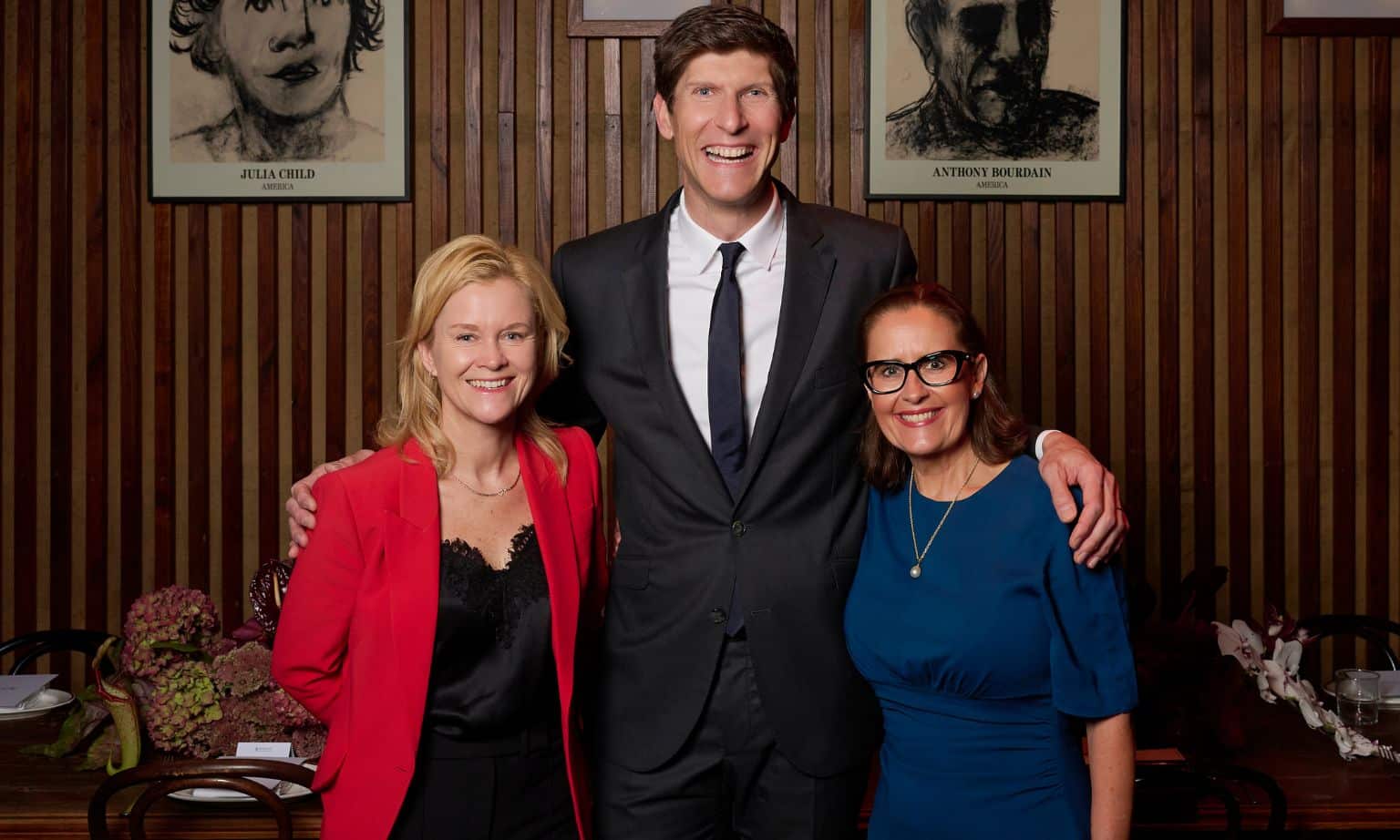 Ponant Team: Benoît-Étienne Domenget, Global CEO Belinda Hindmarsh, Deputy CEO Global Business Deb Corbett, CEO Asia Pacific