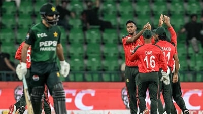 Bangladesh vs Pakistan series faces uncertainty due to the rising geopolitical tensions. (AFP)