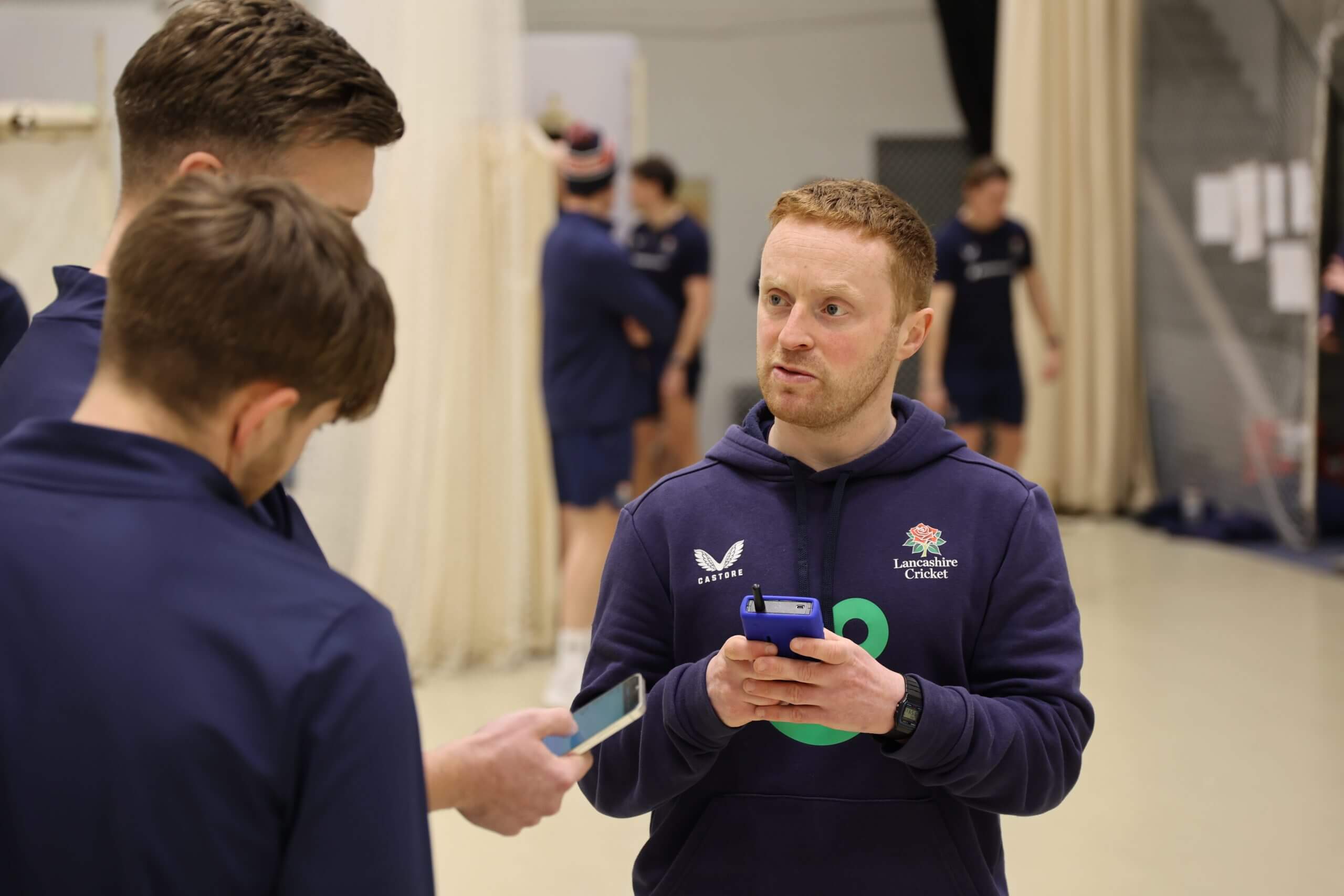 Lancashire's lead strength and conditioning coach Tom Webster