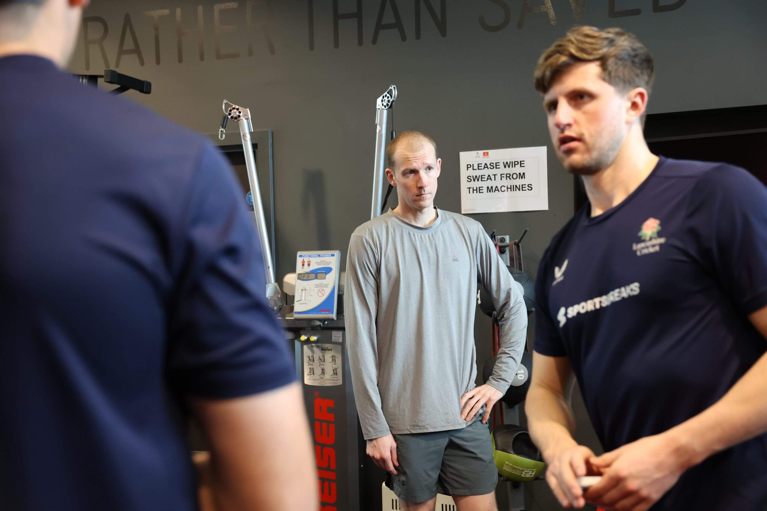 Sam Dalling frets as Jack Blatherwick prepares for the next test