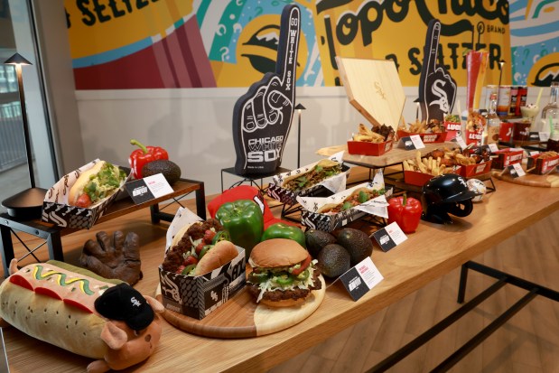 Chicago White Sox hold a media preview to showcase new food and beverage highlights at Rate Field, Wednesday, March 18, 2026. (Antonio Perez/Chicago Tribune)