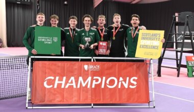 University of Stirling Men’s Tennis secure fourth UK title of the season | About