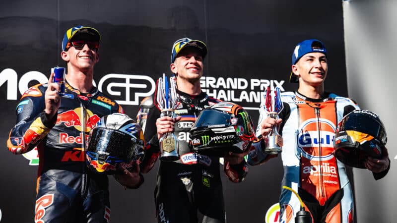 Thai GP podium
