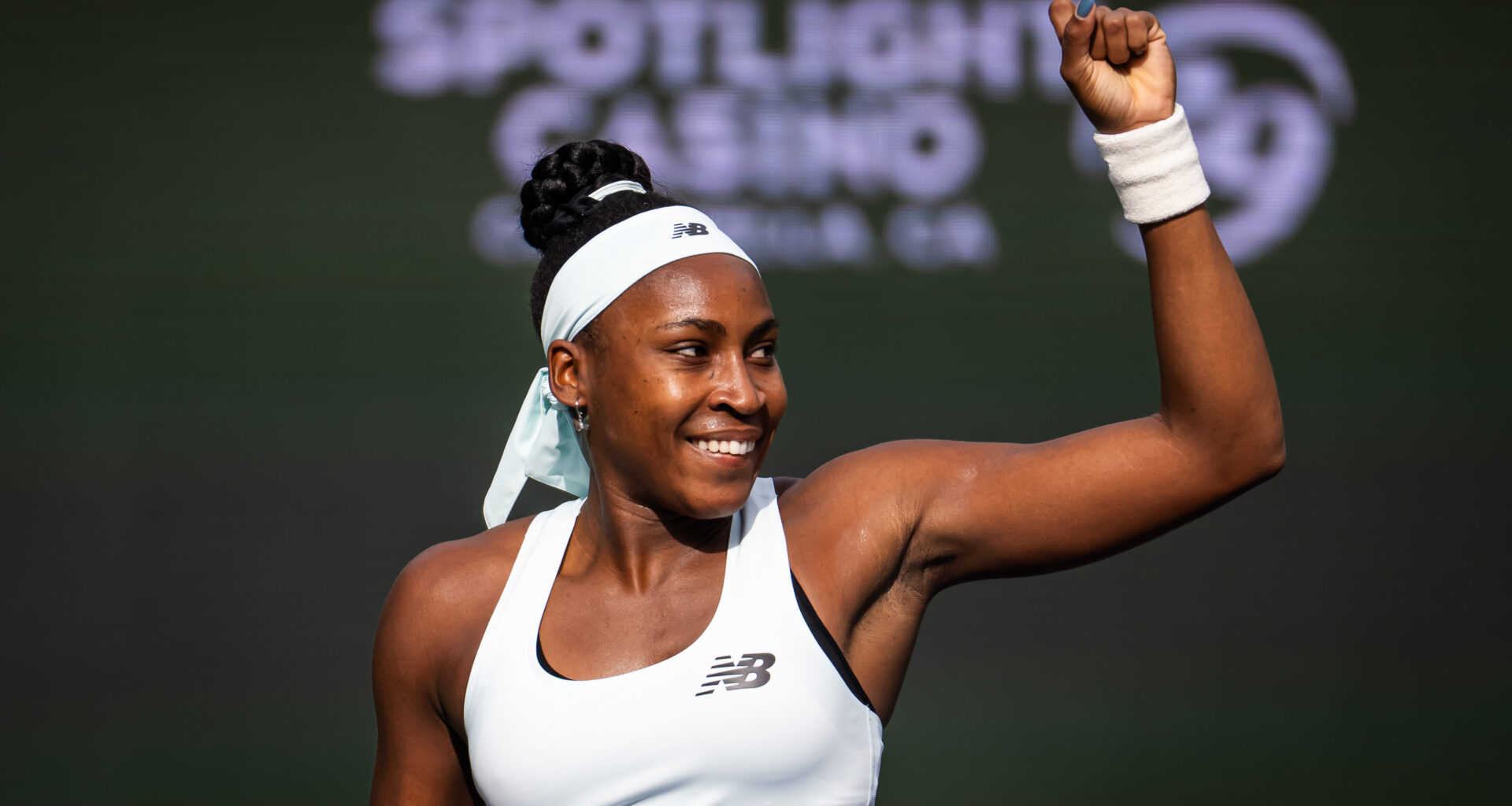 Gauff advances in windy Indian Wells, faces Eala next in third round