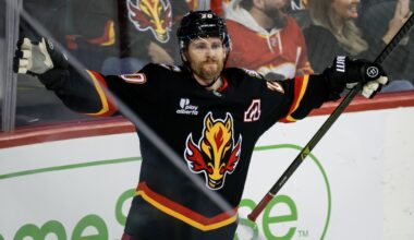 Flames' Coleman remains as key leader on roster decimated by deadline