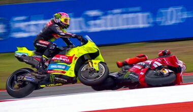 WATCH: Marc Marquez crash takes out Diggia in the Sprint! - motogp.com
