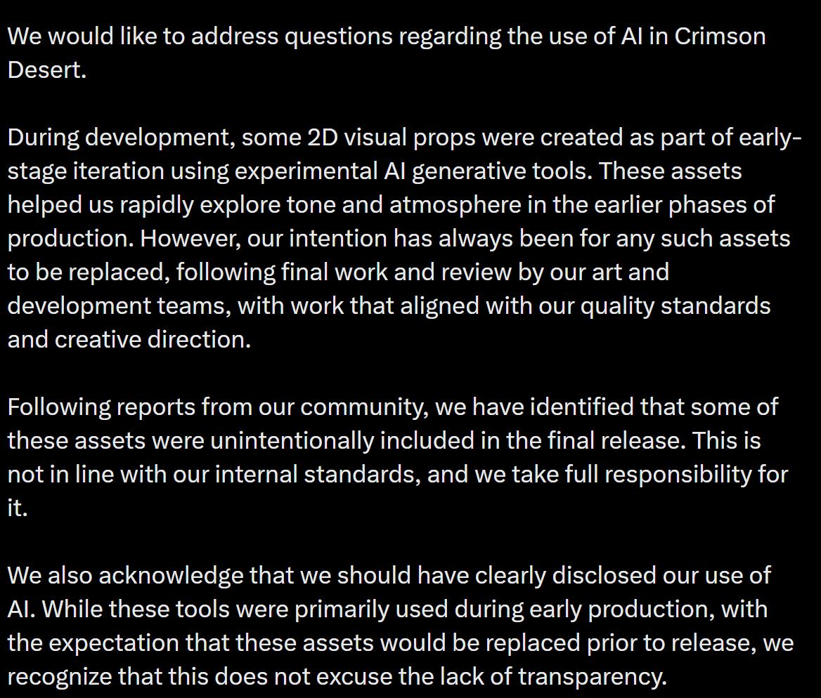 Crimson Desert Generative AI Assets