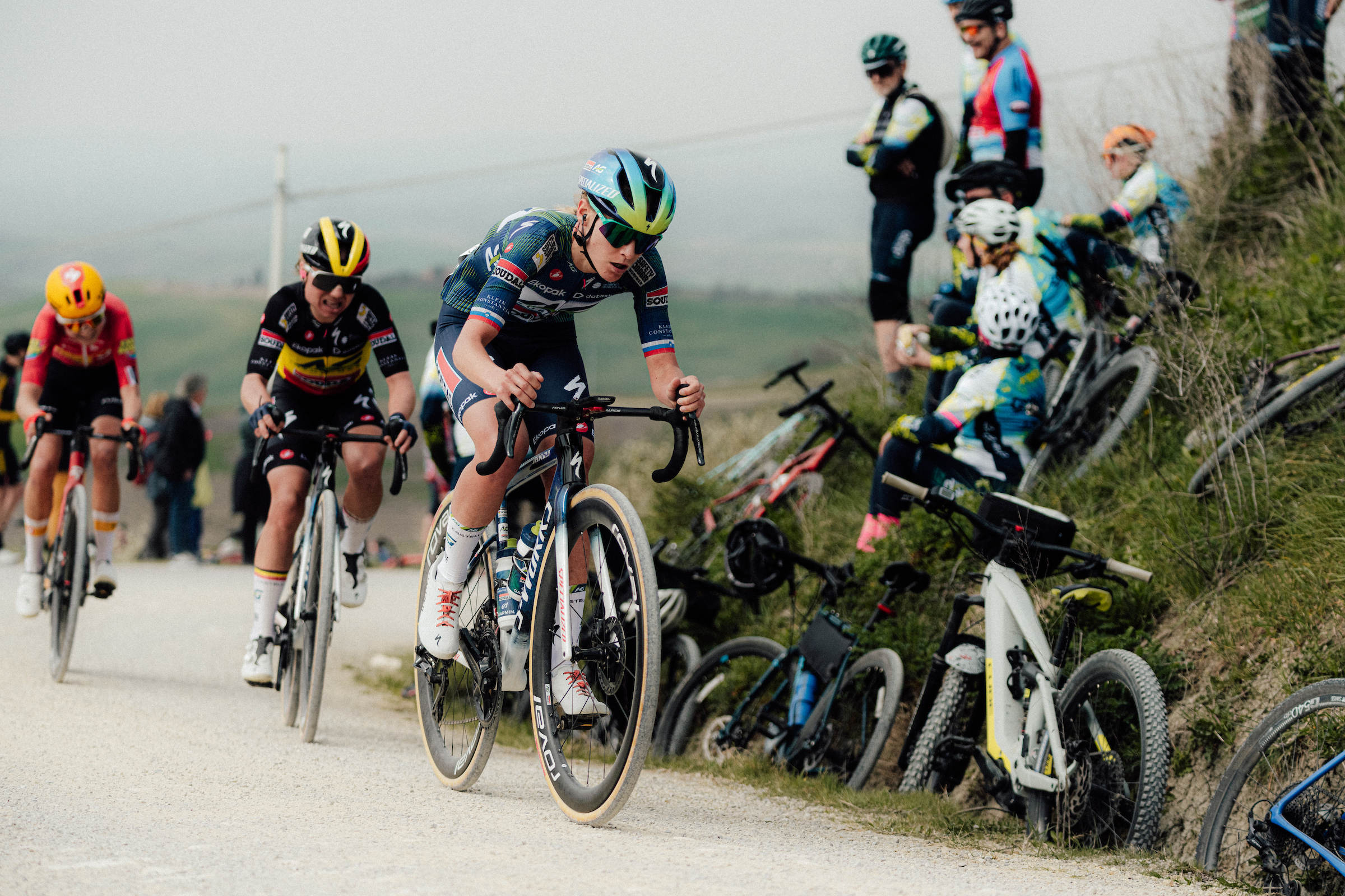 07/03/2026 - Cycling - 2026 Strade Bianchi - Women Elite - Siena - Siena ( Piazzo del Campo ) Italy - Zigart Urska, AG Insurance-Soudal Team