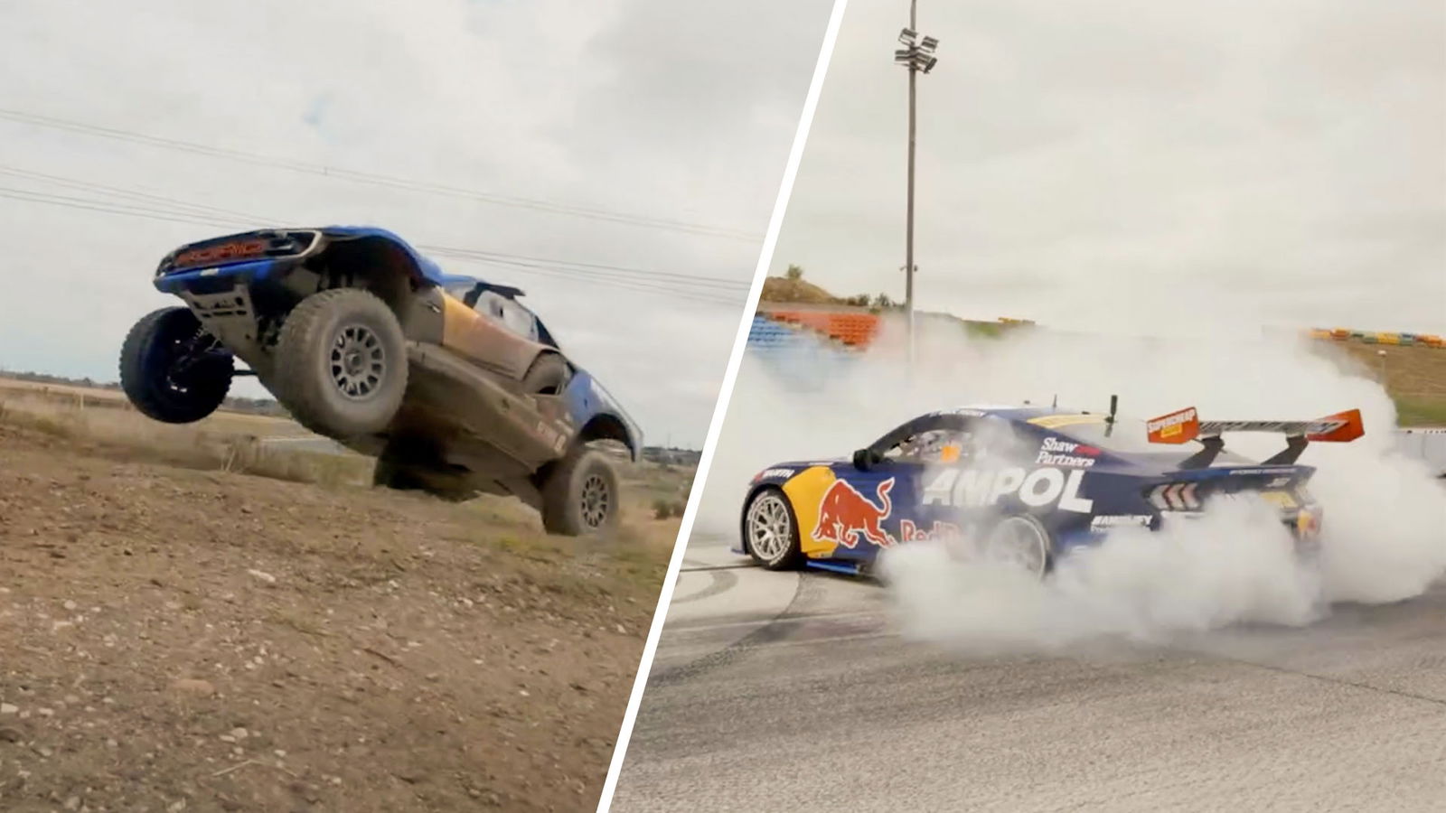 Ricciardo and Feeney in Supercars, Dakar crossover