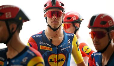 ABU DHABI, UNITED ARAB EMIRATES - FEBRUARY 16: Jonathan Milan of Italy and Team Lidl - Trek prior to the 8th UAE Tour 2026, Stage 1 a 144km stage from Madinat Zayed Majlis to Liwa Palace on February 16, 2026 in Abu Dhabi, United Arab Emirates. (Photo by Tim de Waele/Getty Images)