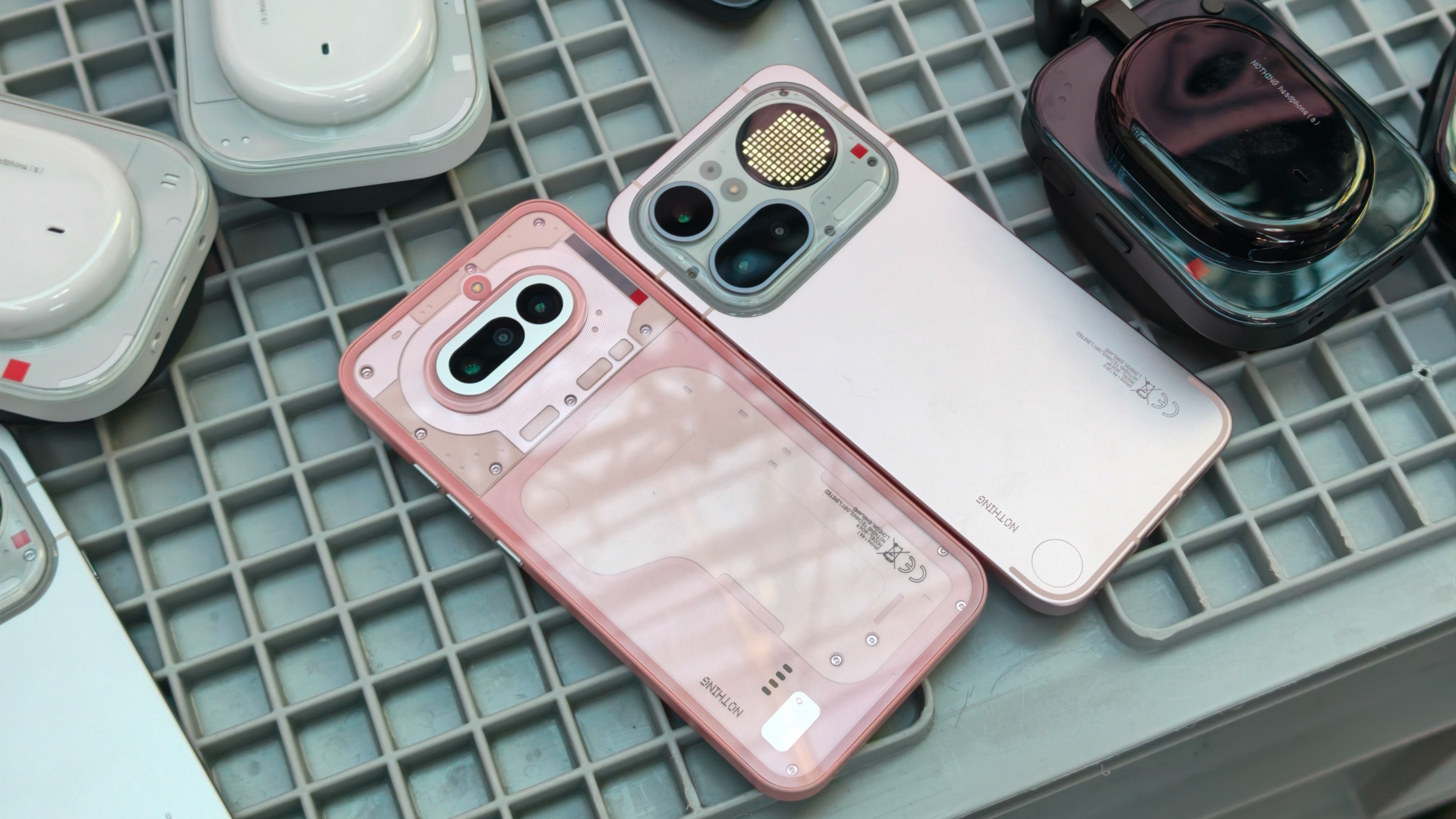 Nothing Phone 4a vs Phone 4a Pro from the launch in London