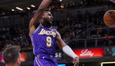 LeBron, Bronny James become first father-son duo to record assist to each other