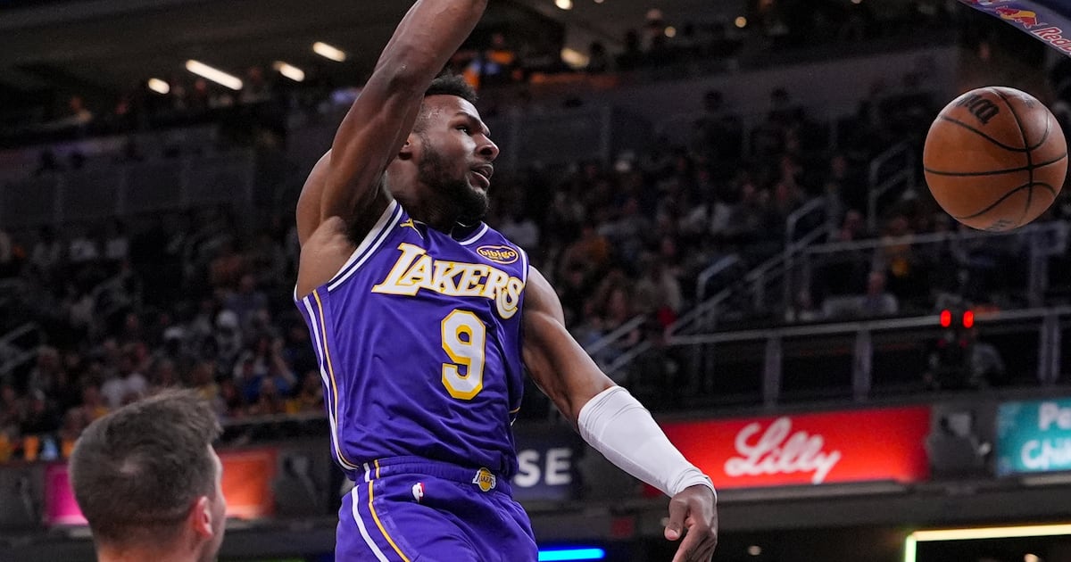 LeBron, Bronny James become first father-son duo to record assist to each other