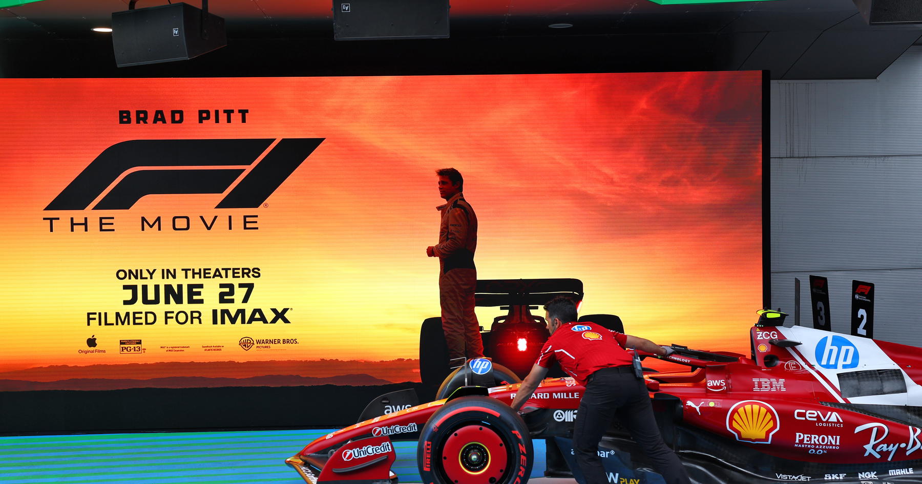 F1 triumphs at the Oscars with stunning victory